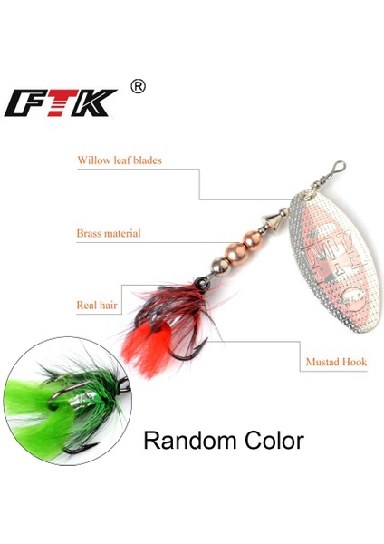 No.6 Tarzı 20G Ftk Er Yem Balıkçılık Cazibesi Sert Yem Kaşık Cazibesi 14G 20G Tüy Tiz Kancalı Metal Sazan Pike Olta Takımı (Yurt Dışından) indirimleri