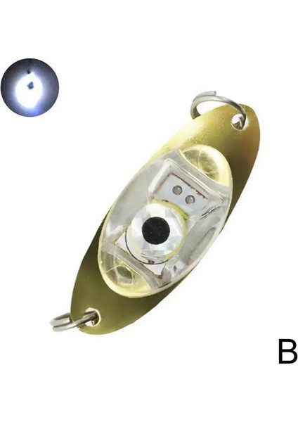 B Tarzı Mini LED Balık Lambası Balıkçılık Cazibesi Işık LED Derin Damla Sualtı Göz Şekli Balıkçılık Kalamar Balıkçılık Yemi Aydınlık Cazibesi 1 Adet (Yurt Dışından)