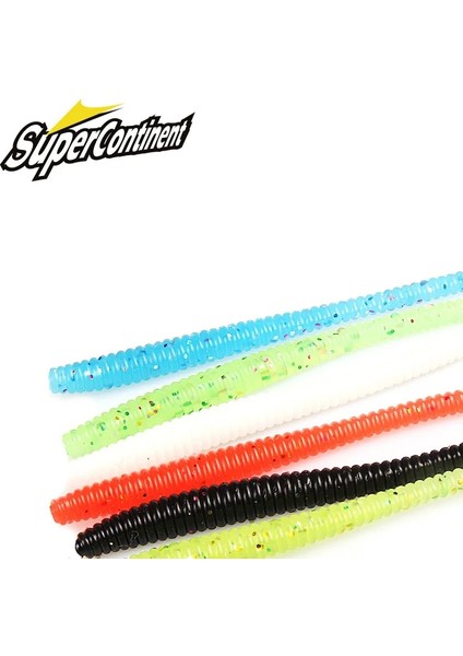 C Stili 80MM 20 Adet Süper Kıta Yavaş Batanalabalık Solucan Yumuşak Yem Yapay Balıkçılık Yemleri Deniz Solucanları Solucan Balıkçılık Yumuşak Yemler Sallananlar (Yurt Dışından) fiyatları