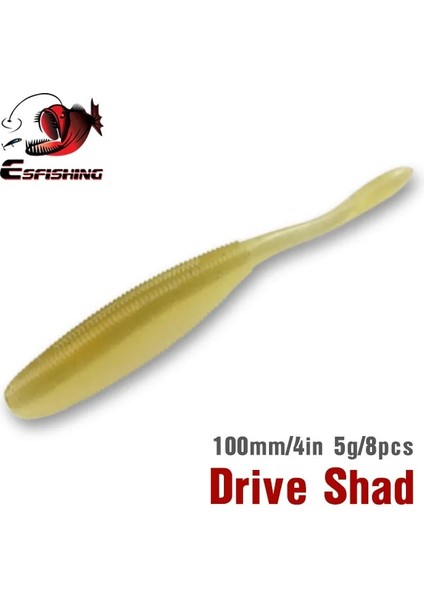 Lavanta Tarzı 100MM 8 Adet Kesfıshıng Balıkçılık Yemleri Bahar Yumuşak Silikon Sürücü Shad 10CM Arp Olta Takımları Yem Çin Alabalık Tuzlu Su (Yurt Dışından) fiyatları