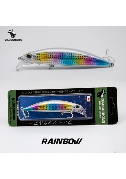 Gökkuşağı Tarzı 30G Minnow Pislik Balığı Balıkçılık Cazibesi Wobblers Çıngırak Sesi Sığ Dalış Krank Yemi Sahte Yem Balıkçılık Için (Yurt Dışından)