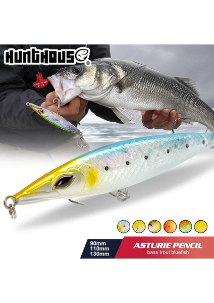 No.10 Tarzı 90MM 12G Hunthouse Balıkçılık Cazibesi Uzun Döküm Kalem Stickbait Cazibesi Süper Atış Yüzer Trolling Wobblers Leurre Bas (Yurt Dışından) fiyatları
