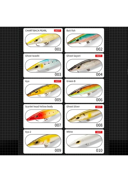 No.10 Tarzı 90MM 12G Hunthouse Balıkçılık Cazibesi Uzun Döküm Kalem Stickbait Cazibesi Süper Atış Yüzer Trolling Wobblers Leurre Bas (Yurt Dışından) indirimleri