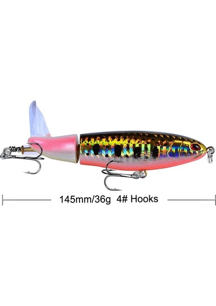 Ağırlık 36G B Tarzı 2021 Balıkçılık Cazibesi Whopper Plopper WEIGHT17G Isca Sazan Balık Pervanesi Bobble Tracto Krank Mino Yemler Için Yapay Tuzlu Su Yemi (Yurt Dışından)