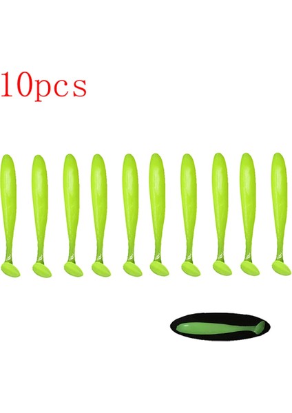 Açık Gri Tarzı 5.5cm Texas Rig Tam Set Silikon Yumuşak Yem Olta Kancası Mermi Şeklindeki Paslanmaz Çelik Fren Boncuk Seti Seti Yem Seti Balıkçılık Lures (Yurt Dışından)