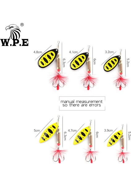 J011 Stili 10G Wpe Yeni Er Cazibesi Sert Yem .5gg.5g Kaşık Cazibesi Metal Cazibesi Tüy Tiz Kanca Olta Takımı Bas Balıkçılık Pesca (Yurt Dışından) modelleri
