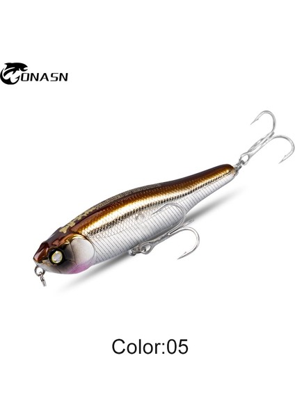 Lw-05 Stili 87MM 9.13G Onasn Canlı Teller Yüzen Balıkçılık Cazibesi Yüzey Topwater Kalem Yürüyüşü Köpek Sert Yemler Tuzlu Su Balıkçılığı Bas Için Wobblers (Yurt Dışından)