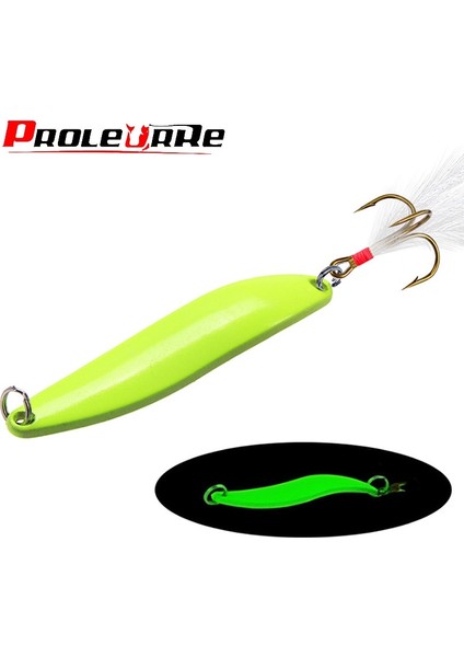 Beyaz Stil Boyut 8.5cm 13G Proleurre 5g 7g 10G 13G Metal Aydınlık Kaşık Yem Er Sert Balıkçılık Cazibesi Tüy Kancalı Pullar Wobbler Bas Pesca Mücadele (Yurt Dışından) fiyatları