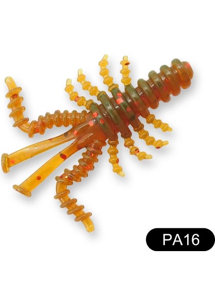 PA16 Stili 35MM 12 Adet Esfıshıng Yeni Craw Mosya Karides Yem Balıkçılık Cazibesi Levrek Pike Alabalık Peche (Yurt Dışından)