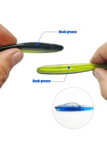 K Tarzı 120 mm Lot 7cm 9cm 12CM Yumuşak Solucan Lures Silikon Yem Deniz Balığı Swimbait Wobblers Balık Ürünleri Için Ürünler Mücadele (Yurt Dışından) fırsatları