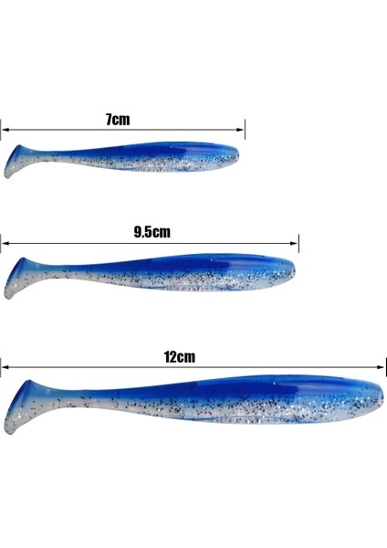 C Stili 70 mm Lot 7cm 9cm 12CM Yumuşak Solucan Lures Silikon Yem Deniz Balığı Swimbait Wobblers Balık Ürünleri Için Ürünler Mücadele (Yurt Dışından) indirimleri