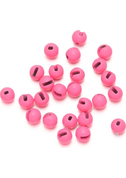 Pembe Tarzı 4.0mm Çok Renkli Balıkçılık Oluklu Tungsten Boncuklar Güzel Tasarımlı Alaşım Sinek Bağlama Malzemesi Dayanıklı Balıkçılık Aracı (Yurt Dışından)