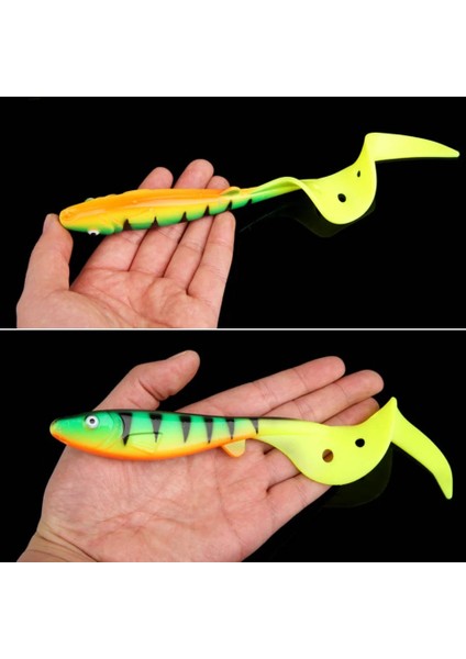 A1 Stili Yumuşak Plastik Büyük Balıkçılık Cazibesi 17CMG Solucanlar Swimbaits Deniz Sazan Levrek Yapay Silikon Balıkçılık Yemleri (Yurt Dışından)