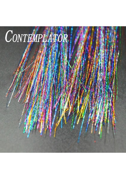 Contemplator 3 Torba Yeni Gökkuşağı Flashabou Tinsel Fly Balıkçılık Malzemeleri Islak Sinekler Flamalar Için Işıltılı Flaş Işıltı Tinsel (Yurt Dışından)