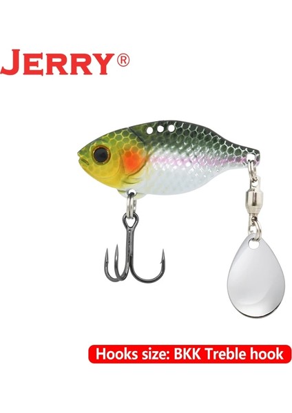 Siyah Gümüş Kırmızı Stil 7g Jerry Dory Metal Bıçak Vıb Tengsten Vibratiog Balıkçılık Lures Colorado Tuzlu Su Tatlı Su Yemi (Yurt Dışından) indirimleri