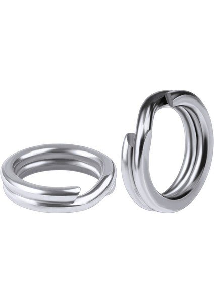 5-50 Adet Tarzı 50 Torba Paslanmaz Çelik Balıkçılık Kanca Kanca 3#4#5#6#7#8#çift Halka Yarma Aracı Balıkçılık Aksesuarları Düz ​​halka Konnektör (Yurt Dışından)
