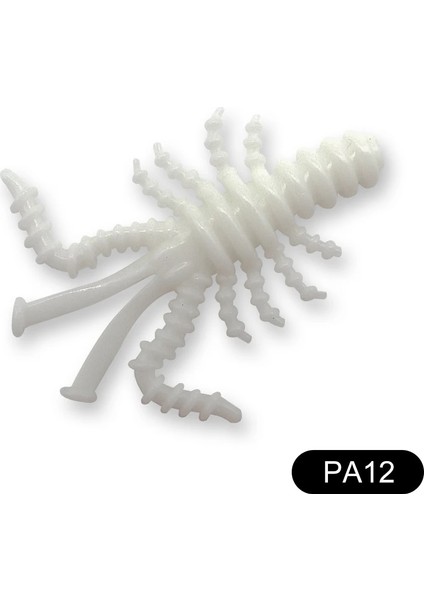 PA12 Stili 35MM 12 Adet Esfıshıng Yeni Craw Mosya Karides Yem Balıkçılık Cazibesi Levrek Pike Alabalık Peche (Yurt Dışından)