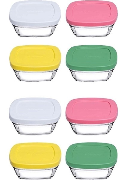 8'li Pudding/kahvaltılık Saklama Kabı 310 cc 96840