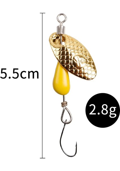 Gümüş Tarzı 6.7g Döner Er Kaşık Balıkçılık Cazibesi Yapay Metal Pul Yem 5.5cm.8g Tek Kanca Wobblers Bas Alabalık Levrek Pesca (Yurt Dışından) modelleri