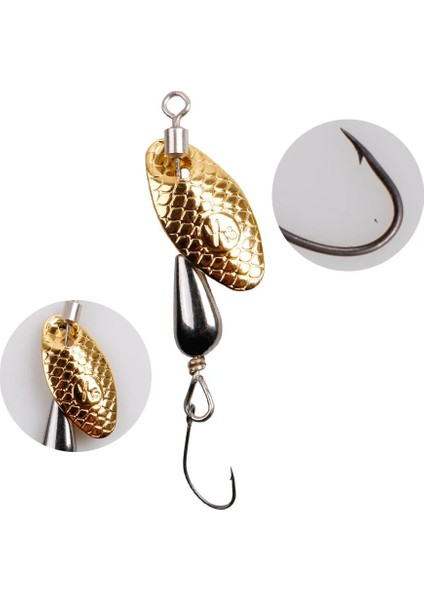Gümüş Tarzı 6.7g Döner Er Kaşık Balıkçılık Cazibesi Yapay Metal Pul Yem 5.5cm.8g Tek Kanca Wobblers Bas Alabalık Levrek Pesca (Yurt Dışından) fırsatları