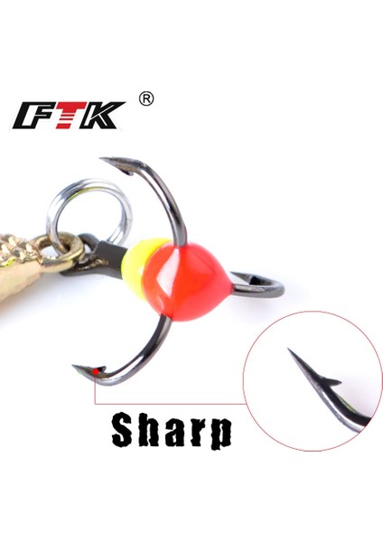 Altın Tarzı 55MM-6G Ftk Ooer Kış Buz Balıkçılık Cazibesi G Altın Gümüş Metal Balıkçılık Yem Tiz Kanca Alabalık Pike Için Sert Lures (Yurt Dışından) indirimleri