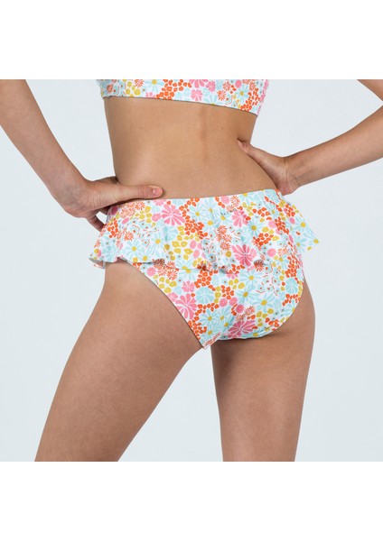 Nabaiji Çocuk Normal Kesim Bikini Altı - Beyaz - Desenli - LILA