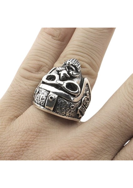 Erkek Yüzük Gümüş 925 Motorcu Kafa fiyatları