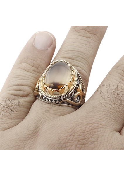 Erkek Yüzük Gümüş 925 Yemen Akik Taşlı fiyatları