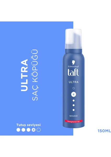 Saç Köpüğü Ultra Güçlü 150 ml