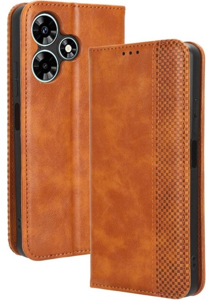 Infinix Sıcak 30 Oynamak Için Manyetik Kapatma Cüzdan Pu Deri Telefon Kılıfı (Yurt Dışından)