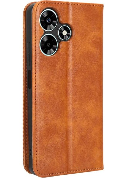 Infinix Sıcak 30 Oynamak Için Manyetik Kapatma Cüzdan Pu Deri Telefon Kılıfı (Yurt Dışından)