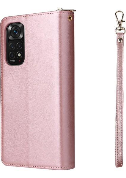 Xiaomi Redmi Için Not 11 Pro Kart Tutucu Fermuarlı Cebi ile El Flip Telefon Kılıfı (Yurt Dışından) fiyatları