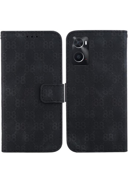 Için Oppo A96 4G/A76 4g Pu Deri Cüzdan Kapak Çift 8 Kart Telefon Kılıfı (Yurt Dışından)