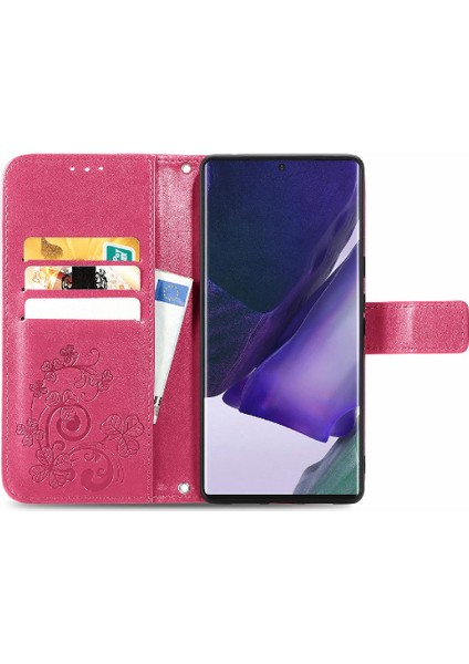 Samsung Galaxy S22 Ultra Flip Kapak Dört Yapraklı Yonca Deri Telefon Kılıfı (Yurt Dışından) indirimleri