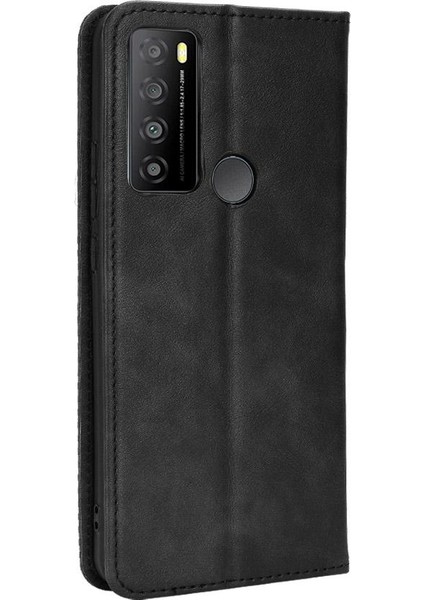 Tcl 30 Xl Manyetik Kapatma Cüzdan Pu Deri Için Telefon Kılıfı (Yurt Dışından)