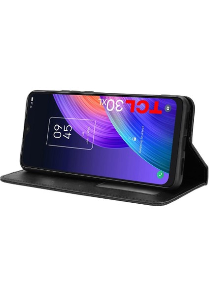 Tcl 30 Xl Manyetik Kapatma Cüzdan Pu Deri Için Telefon Kılıfı (Yurt Dışından)