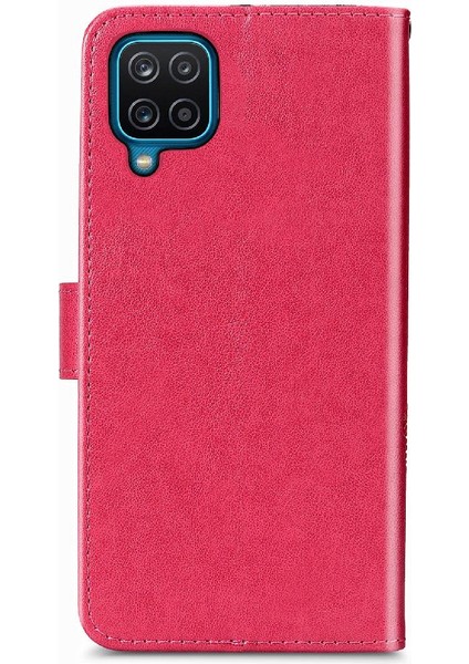 Samsung Galaxy A22 4g Dört Yapraklı Yonca Deri Kısa Kayış Telefon Kılıfı (Yurt Dışından) modelleri