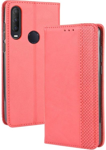 Alcatel 1s 2020/1V 2020 Pu Deri Manyetik Kapatma Cüzdan Telefon Kılıfı (Yurt Dışından)