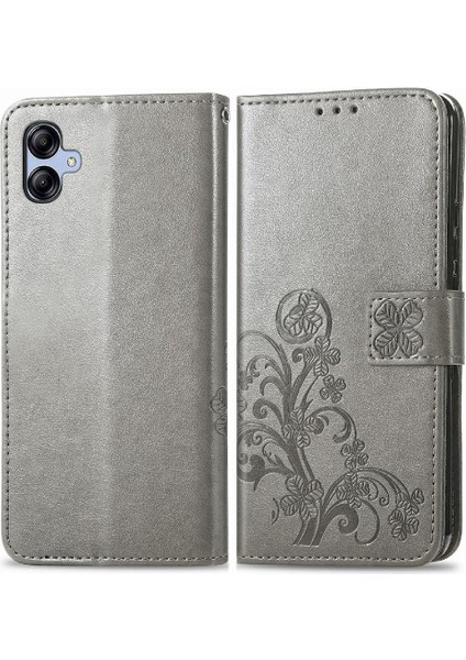 Samsung Galaxy A04E Zarif Iş Kısa Kayış Dört Yaprak Durumda Telefon Kılıfı (Yurt Dışından)
