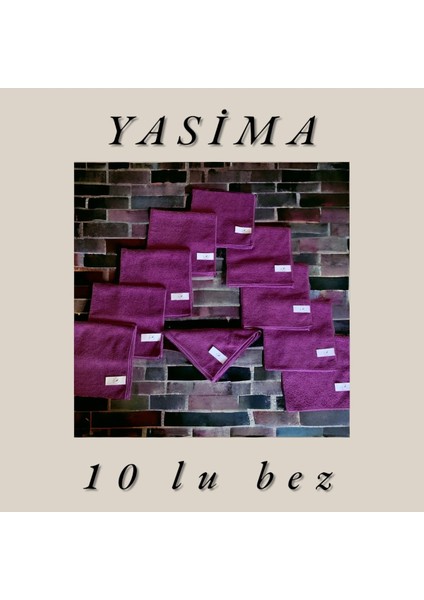 10 Adetmor Mikrofiber Temizlik Bezi Cam Ev Temizliği Toz Alma