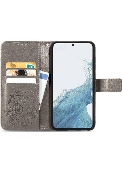 Samsung Galaxy S23 Dört Yapraklı Yonca Zarif Iş Çevirme Telefon Kılıfı (Yurt Dışından) indirimleri