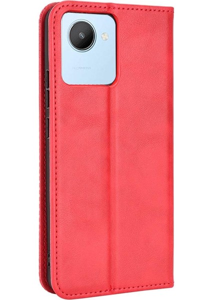 Realme C30 4g Manyetik Kapatma Cüzdan Pu Deri Telefon Kılıfı (Yurt Dışından) indirimleri