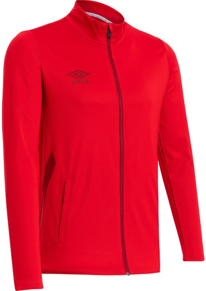 Kırmızı Fermuarlı Eşofman Üst Ceket TC-0121 Umbro Deer Camp Jacket Red - Erkek Kırmızı Fermuarlı Üst Ceket