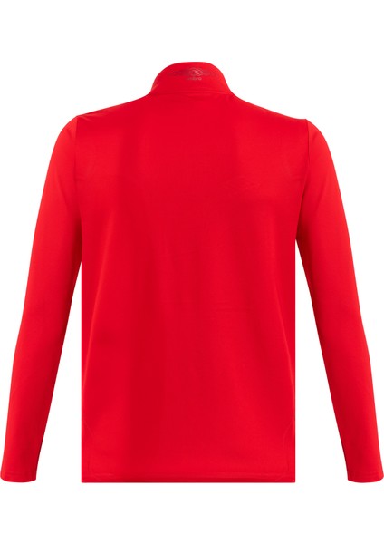 Kırmızı Fermuarlı Eşofman Üst Ceket TC-0121 Umbro Deer Camp Jacket Red - Erkek Kırmızı Fermuarlı Üst Ceket