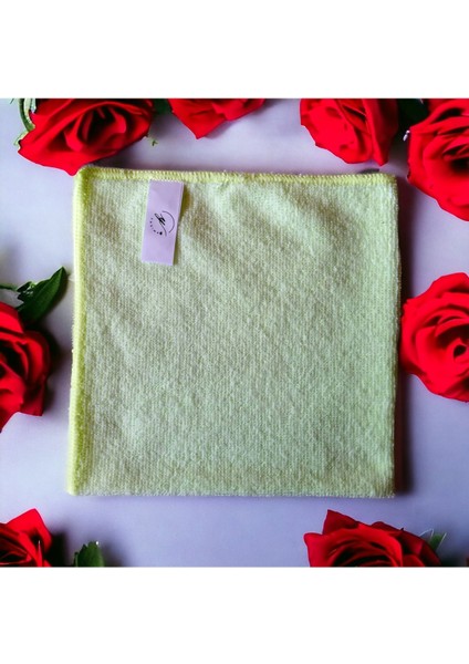 Mikrofiber Temizlik Bezi Sarı 1 Adet Ev ve Cam Temizliği Tezgah Üstü Temizliği