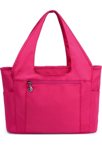 Mor Tarzı 2022 Yeni Moda Kadın Yumuşak Çanta Yüksek Li Su Geçirmez Naylon Basit Tote Alışveriş Çantası Çanta Bolsos Mujer Çoklu Renk (Yurt Dışından) modelleri