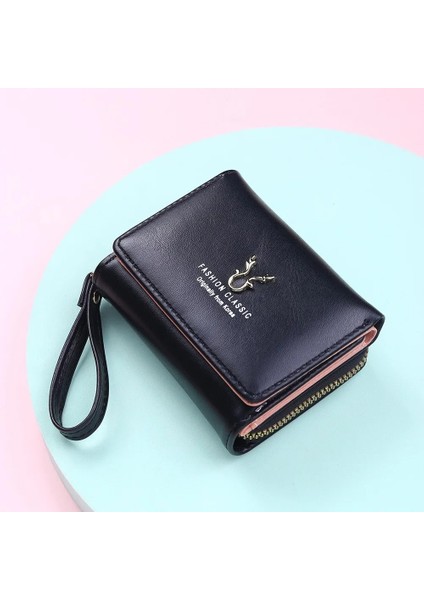 Mor Tarzı Yeni Moda Kadın Cüzdan Kısa Kadın Bozuk Para Cüzdanı Cüzdan Kadın Kart Sahibinin Küçük Bayanlar Cüzdan Kadın Çile Mini Clut (Yurt Dışından) modelleri