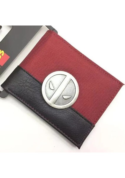 T18 Stili Karikatür Cüzdan Metal Logo Kişilik Koleksiyonu Hediye Genç Öğrenci Erkek ve Kız Kısa Bozuk Para Cüzdanı (Yurt Dışından)