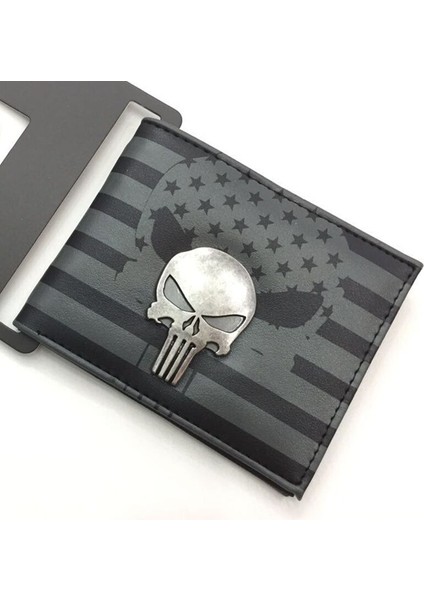 T18 Stili Karikatür Cüzdan Metal Logo Kişilik Koleksiyonu Hediye Genç Öğrenci Erkek ve Kız Kısa Bozuk Para Cüzdanı (Yurt Dışından) fırsatları