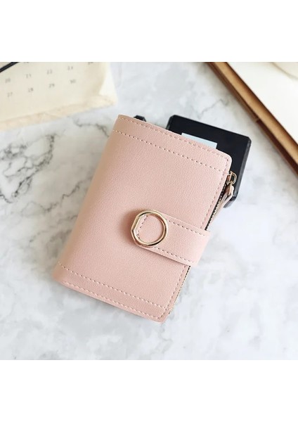 Açık Pembe Tarzı Kadın Cüzdanları Küçük Moda Deri Çanta Kadın Bayanlar Womelutch Kadınlar Için Kart Çantası Kadın Çanta Para Klipsi Cüzdan (Yurt Dışından)